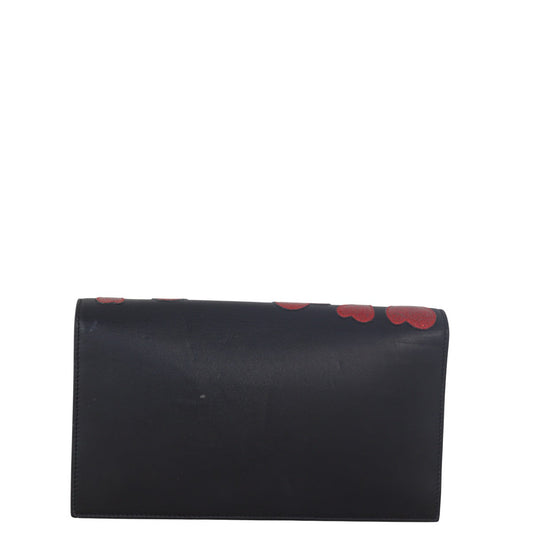 Saint Laurent Kate Clutch Small Hearts
