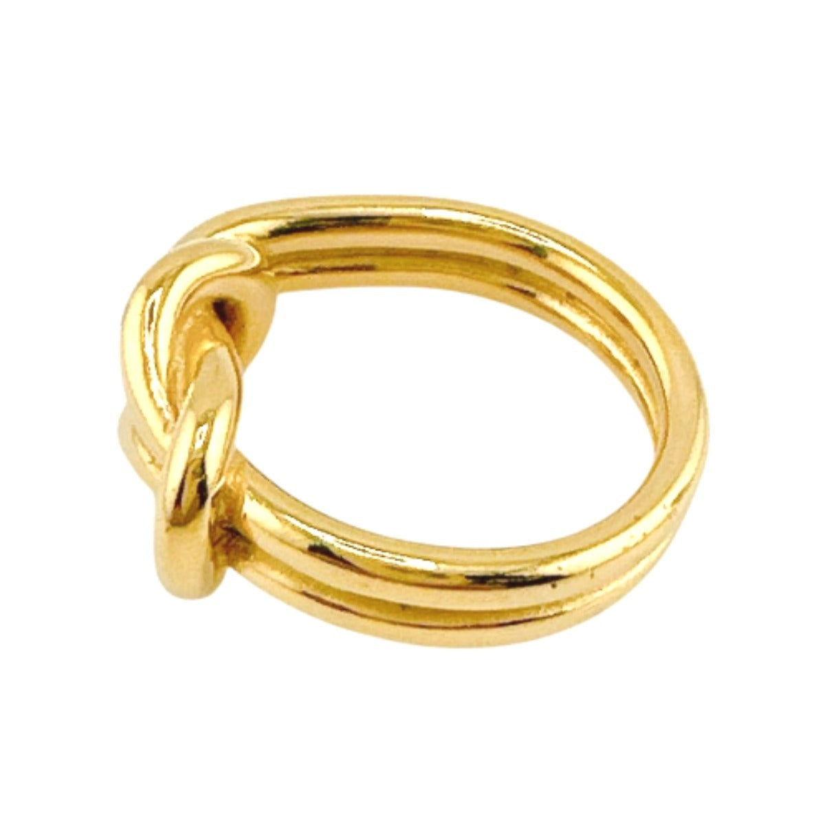 HERMES Scarf ring Gold Plated gold Scarf ring Head Women