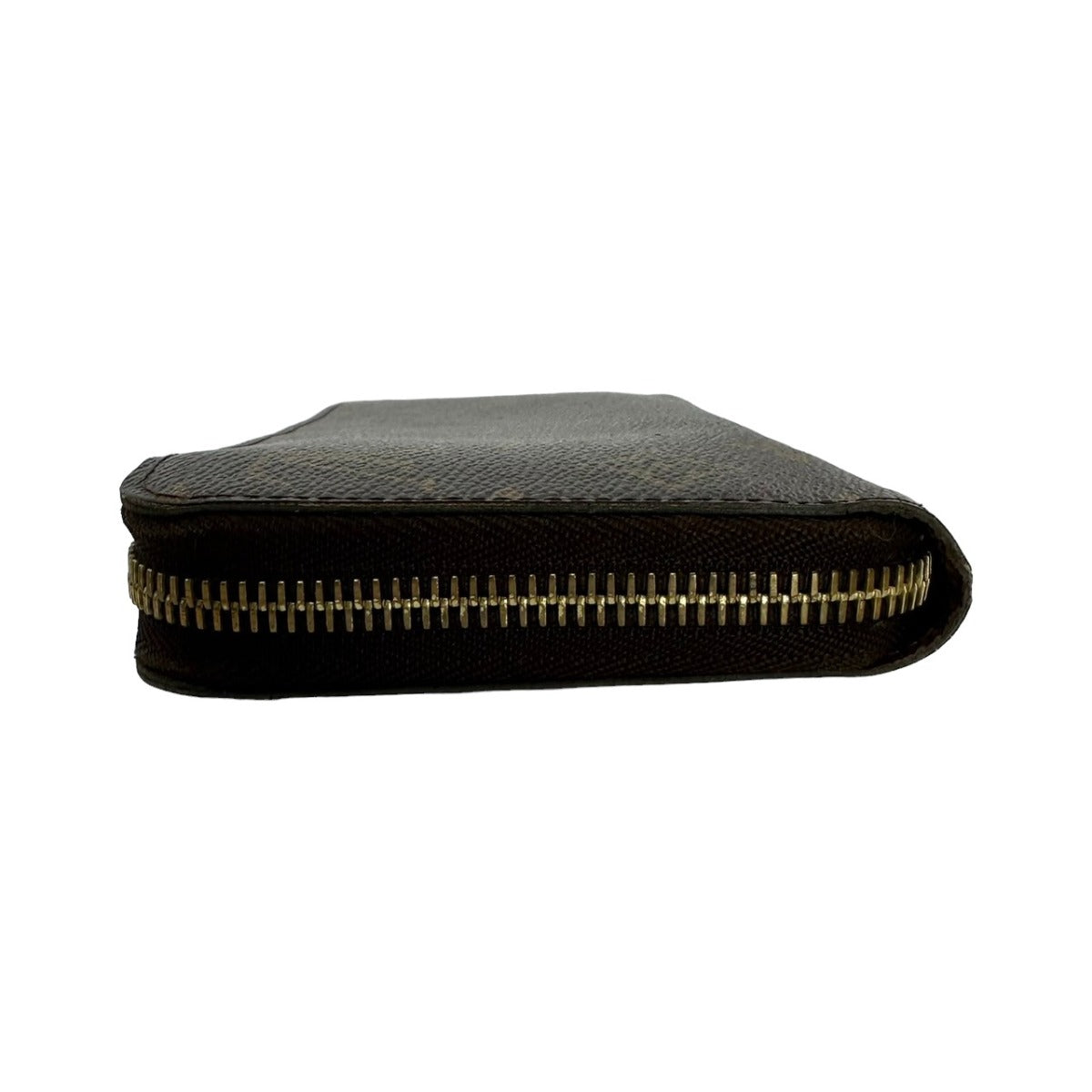 LOUIS VUITTON Long Wallet Purse M60017 Monogram canvas, leather Brown Zippy wallet Monogram Zip Around Women(Unisex)