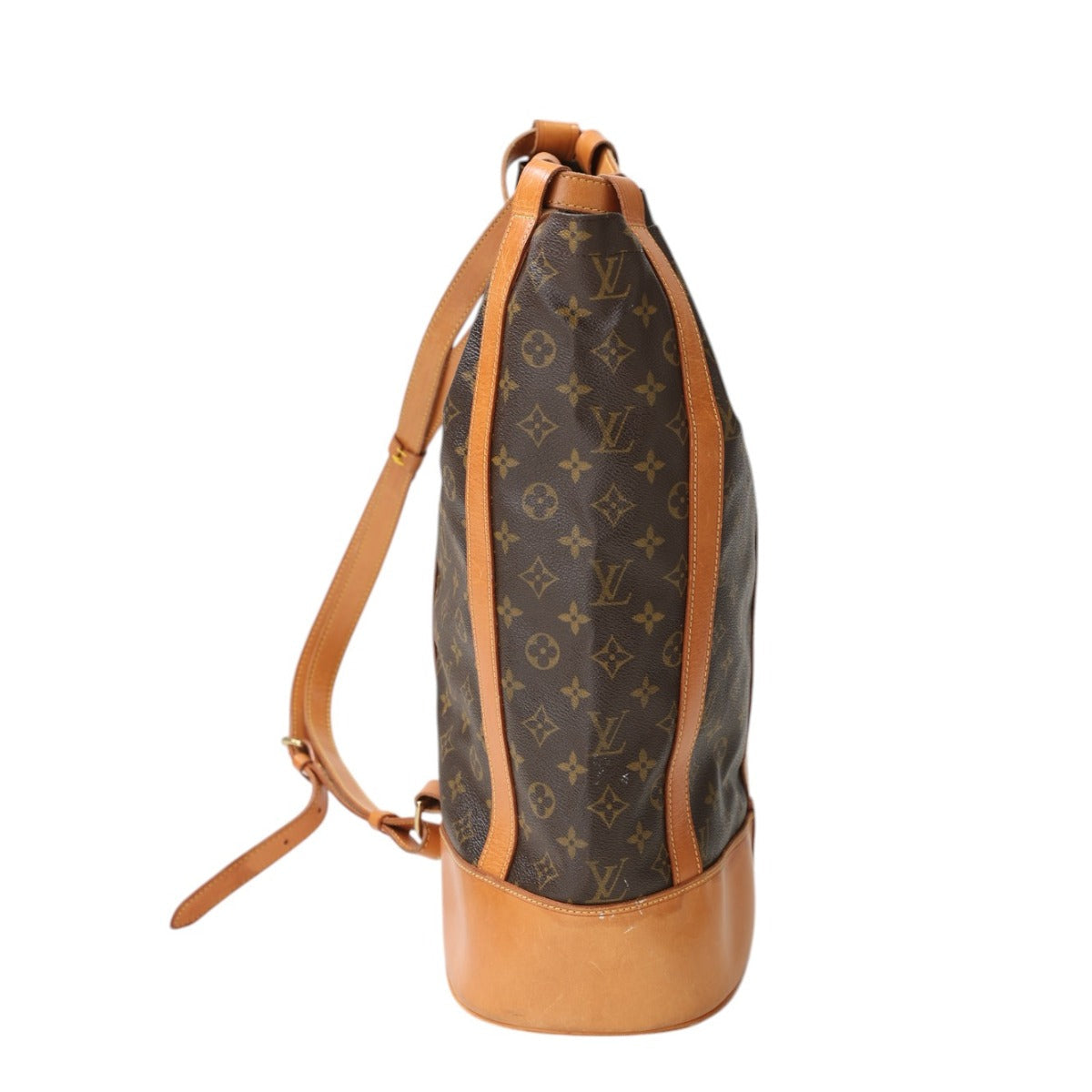LOUIS VUITTON Shoulder Bag M42244 Monogram canvas, leather Brown Drawstring type Monogram RandonneeGM Women