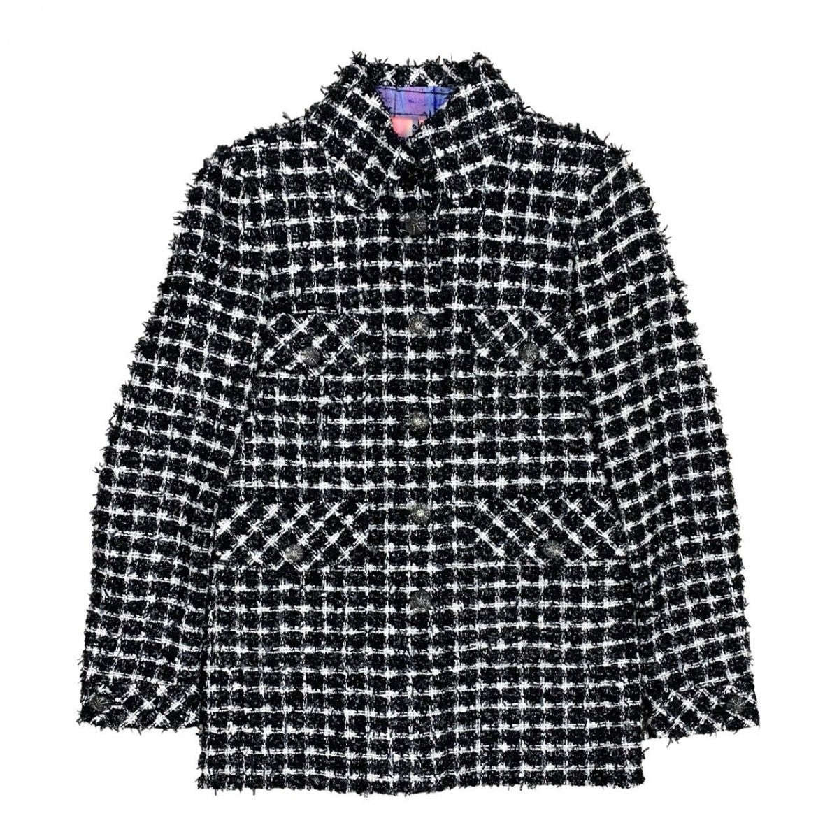 CHANEL tailored jacket Cotton, Polyester, Polyamide, Viscose white COCO Mark Women 34