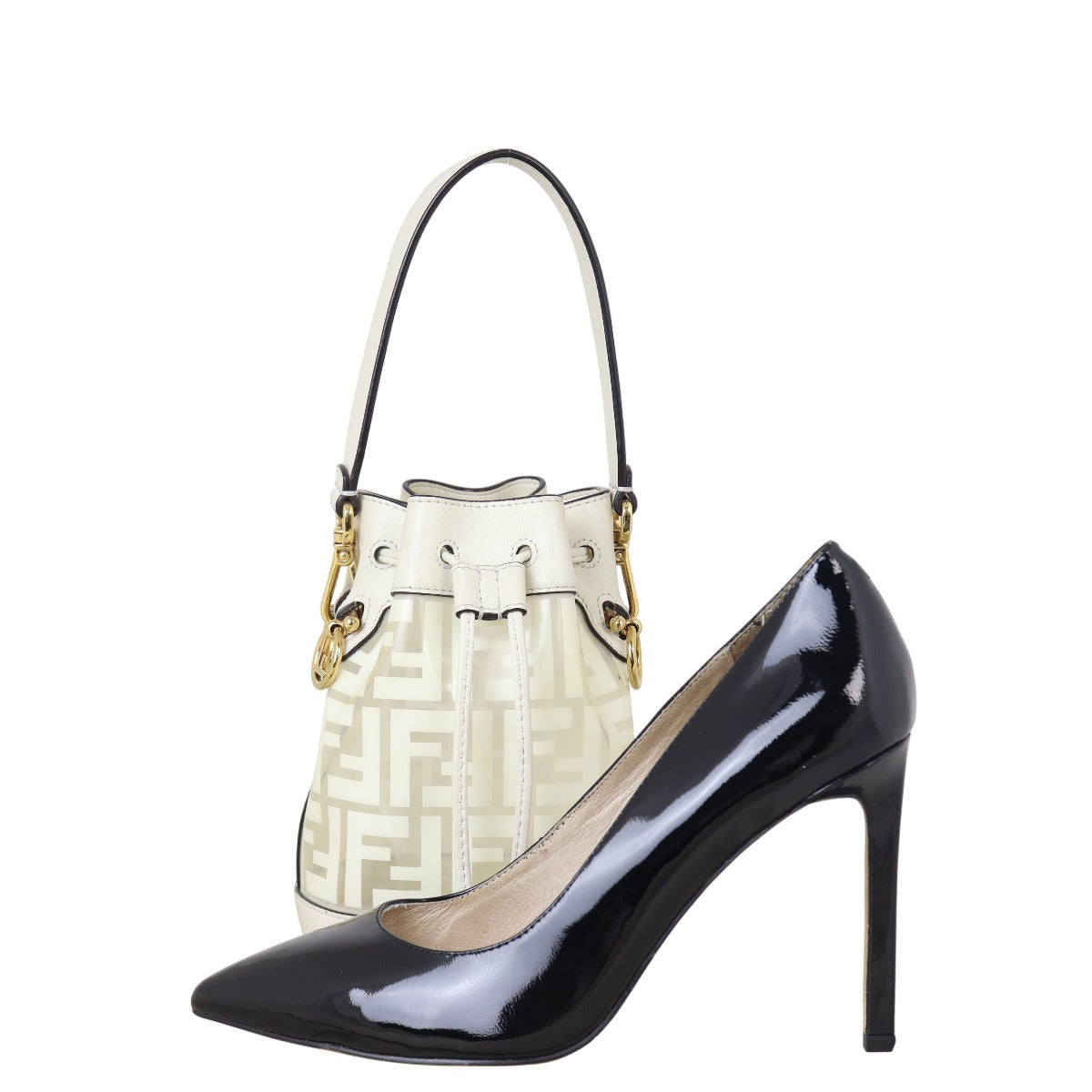 Fendi Mon PVC Mini Bucket Bag