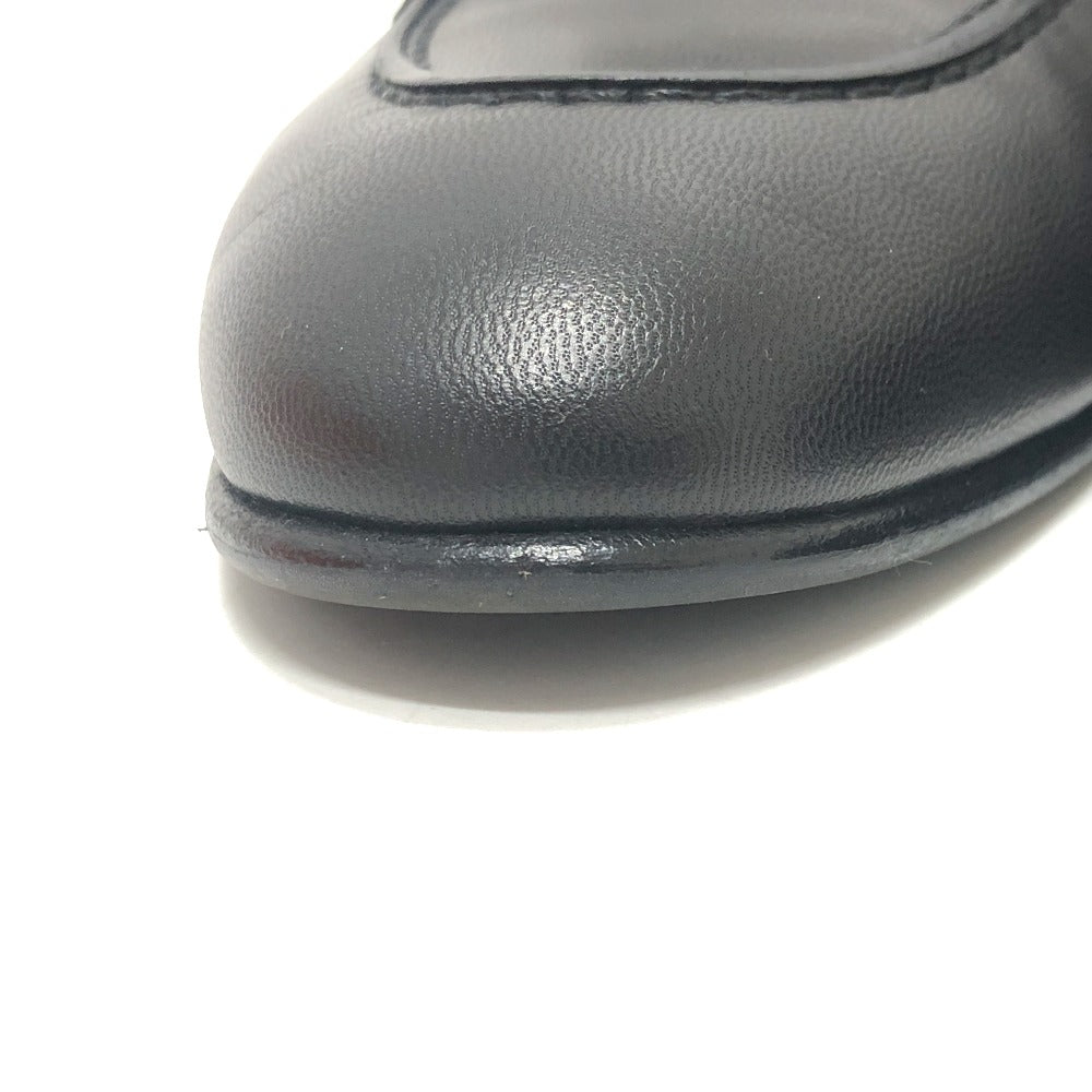 HERMES Leather shoes AF201199Z leather black Moccasin H logo Constance 34