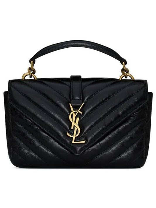 Luxury Saint Laurent Trending 2025 Applique Logo Quilted Calf Leather Tote Bag Black