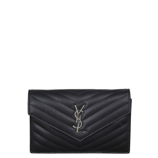 Saint Laurent Cassandre Envelope Chain Wallet
