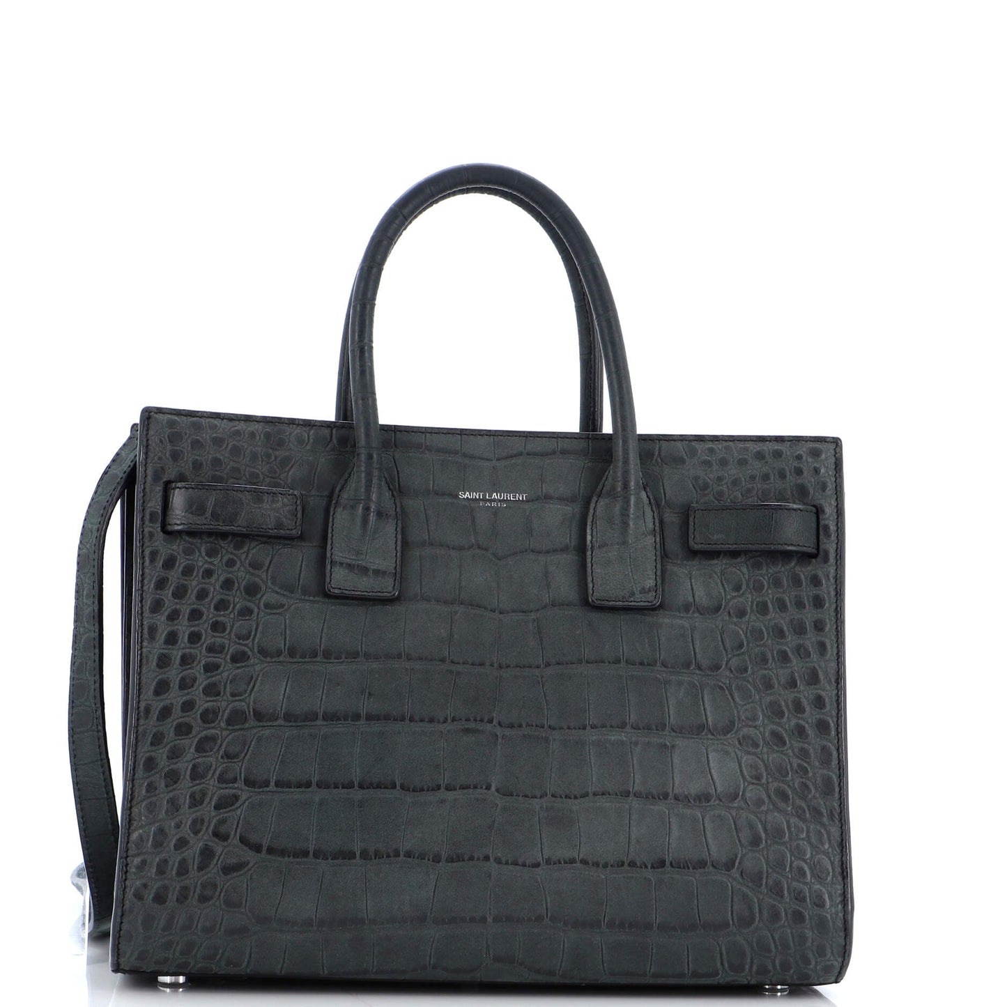Luxury Saint Laurent Trending 2025 Sac de Jour NM Bag Crocodile Embossed Leather Baby