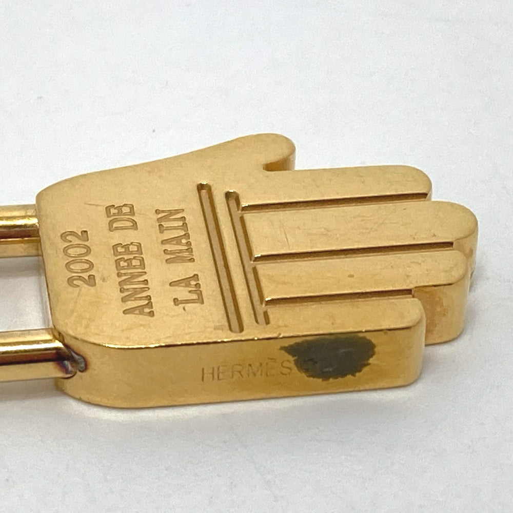 HERMES Cadena metal gold 2002 only Women