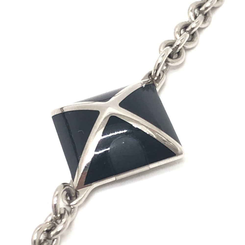 HERMES Necklace metal Silver Medor XO Collier de Chien