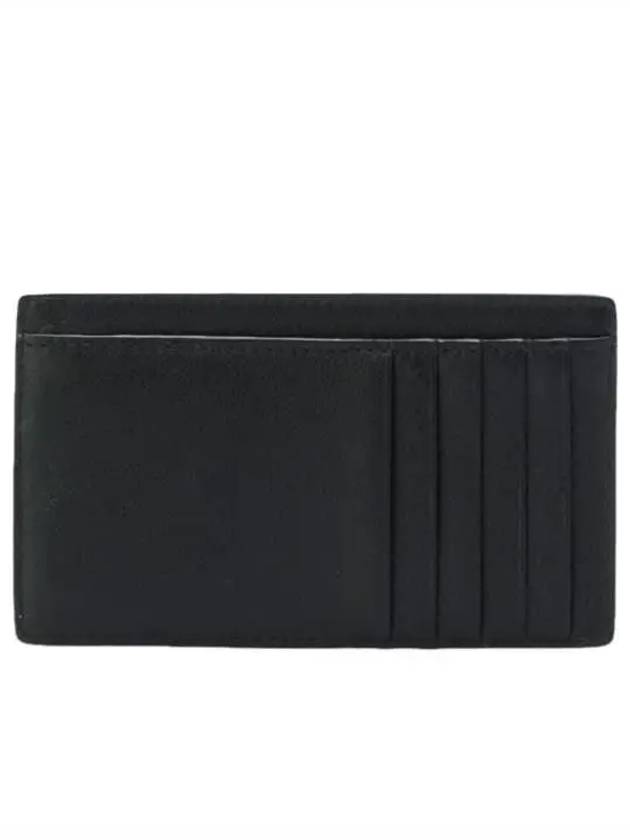 Luxury Balenciaga Trending 2025 Logo Leather Card Wallet Black