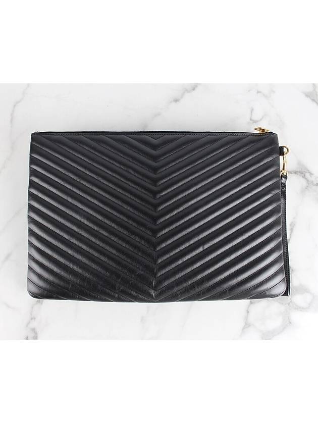 Luxury Saint Laurent Trending 2025 Clutch Black L
