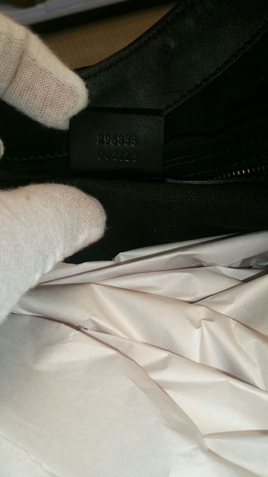 GUCCI Soft Stirrup Nubuck Black Suede Shoulder Bag - Sale