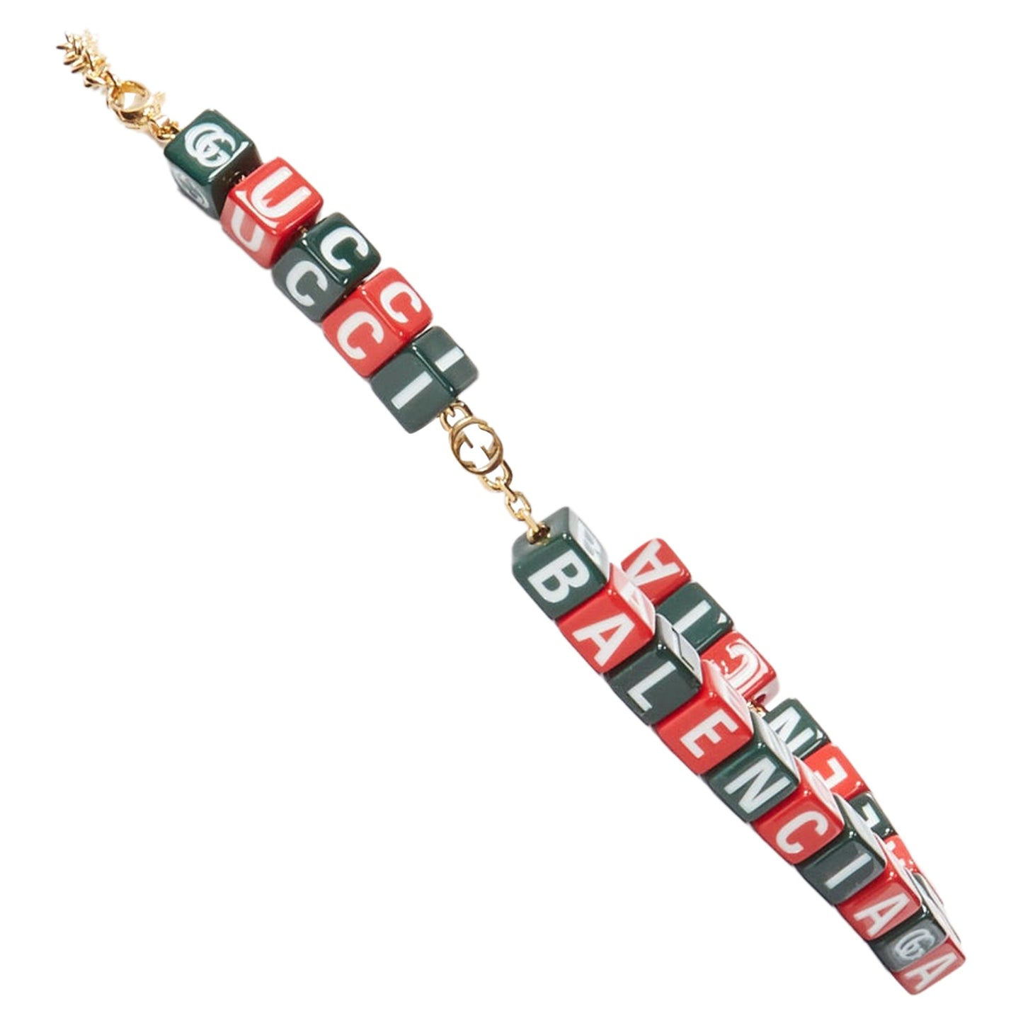 Gucci Luxury Balenciaga Trending 2025 Hacker Project Symbols cubes short necklace