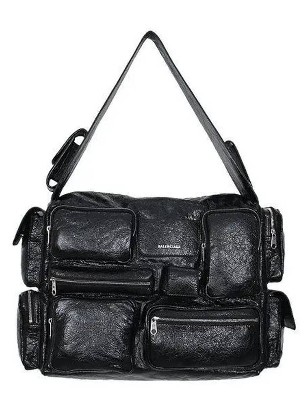 Luxury Balenciaga Trending 2025 Superbusy Large Shoulder Bag Black
