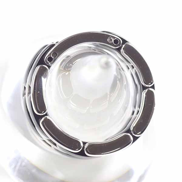 CHANEL Ring J2641 K18 White Gold, Ceramic White gold Ultra Collection Ring Large Model Women 54