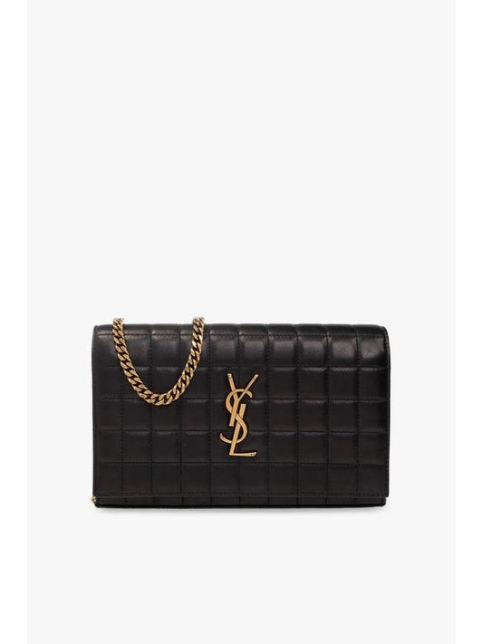 Luxury Saint Laurent Trending 2025 Cassandre Matelassé Leather Cross Bag Black