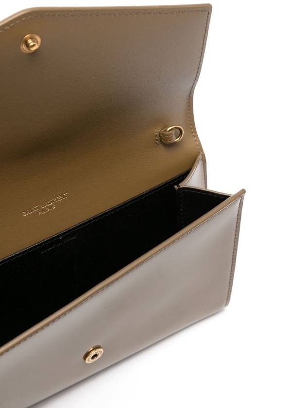 Luxury Saint Laurent Trending 2025 Uptown chain shoulder bag cardamom seed