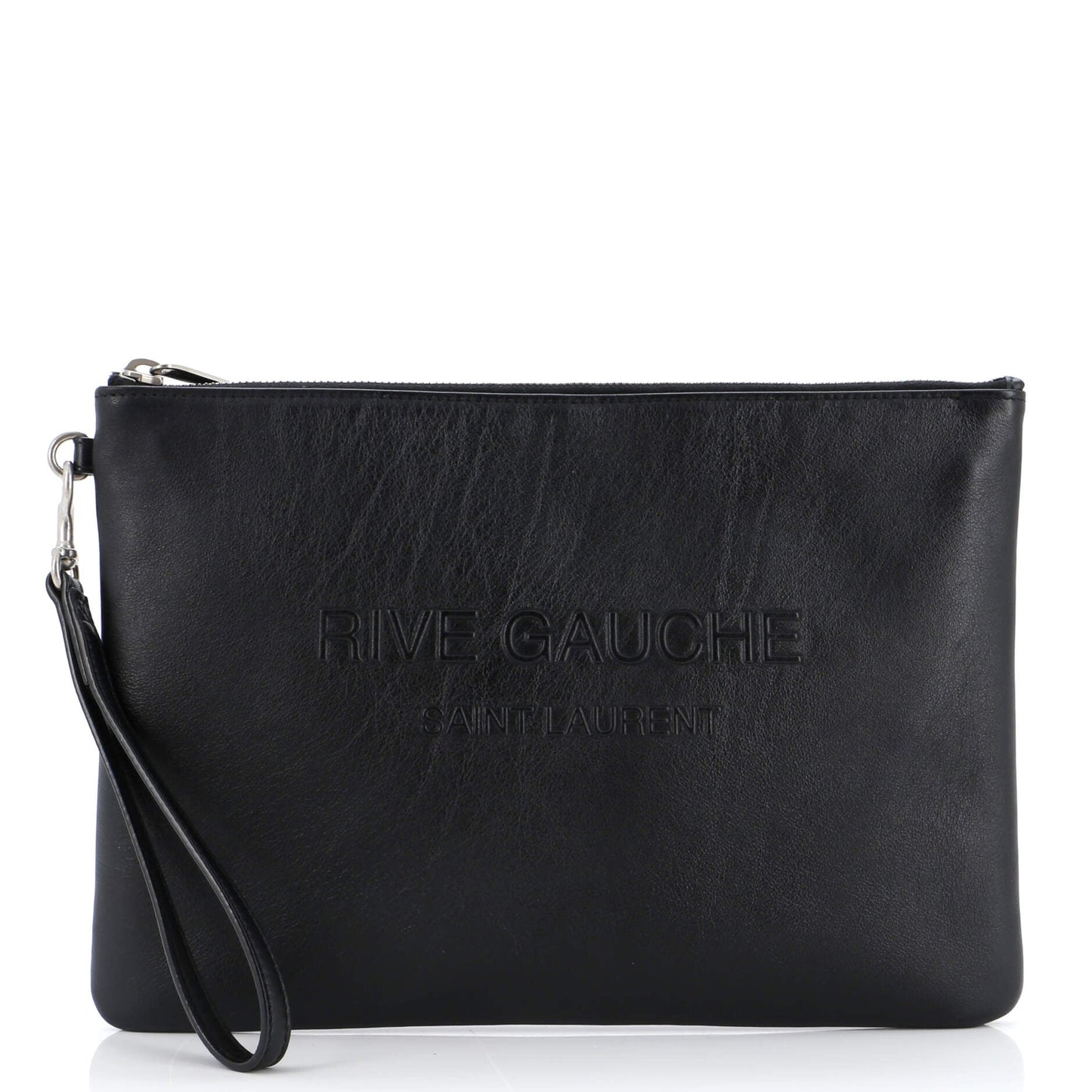 Luxury Saint Laurent Trending 2025 Rive Gauche Pouch Leather