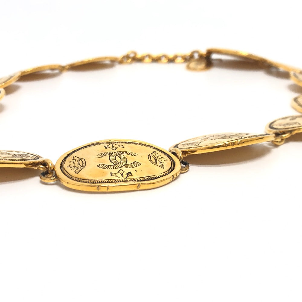 CHANEL belt 2ã»6 metal gold COCO Mark Medal
