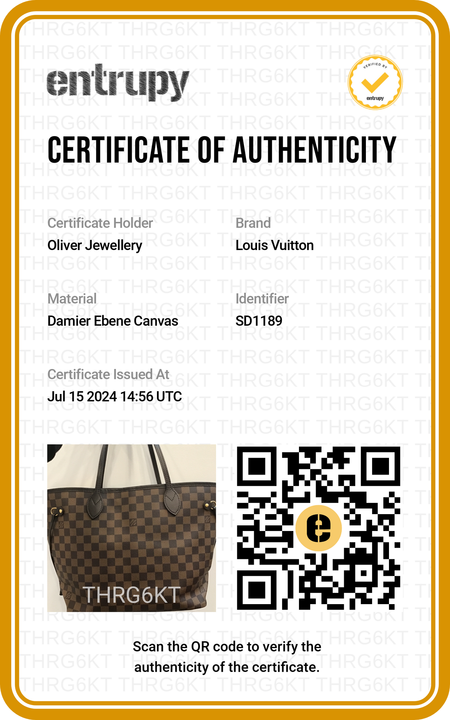 Louis Vuitton Damier Ebene Neverfull MM
