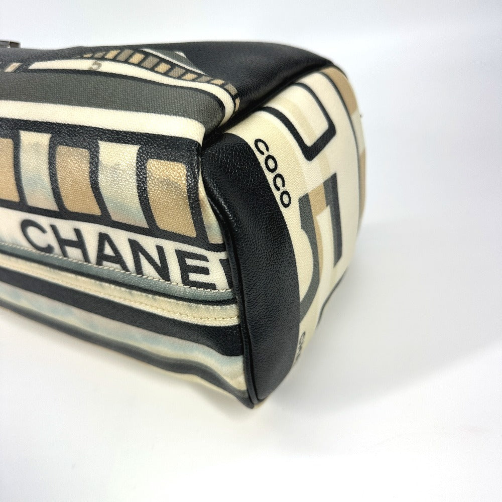 CHANEL Boston Duffel bag PVC black Central station Women