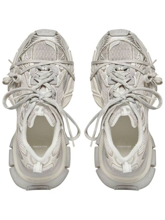 Luxury Balenciaga Trending 2025 3XL Mesh Panel Low Top Sneakers Grey