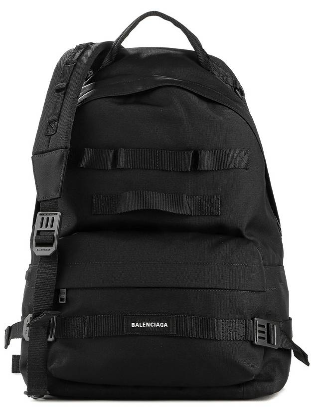 Luxury Balenciaga Trending 2025 Army Medium Multicarry Backpack Black