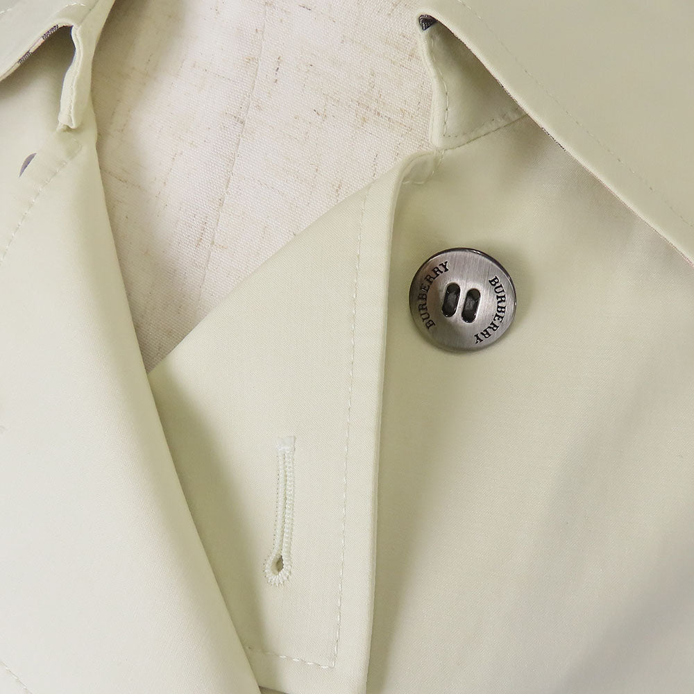 BURBERRY LONDON trench coat Cotton, Polyurethane Ivory Women