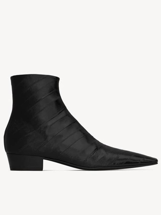 Luxury Saint Laurent Trending 2025 Men s Paolo Boots Black 7997940WX001000