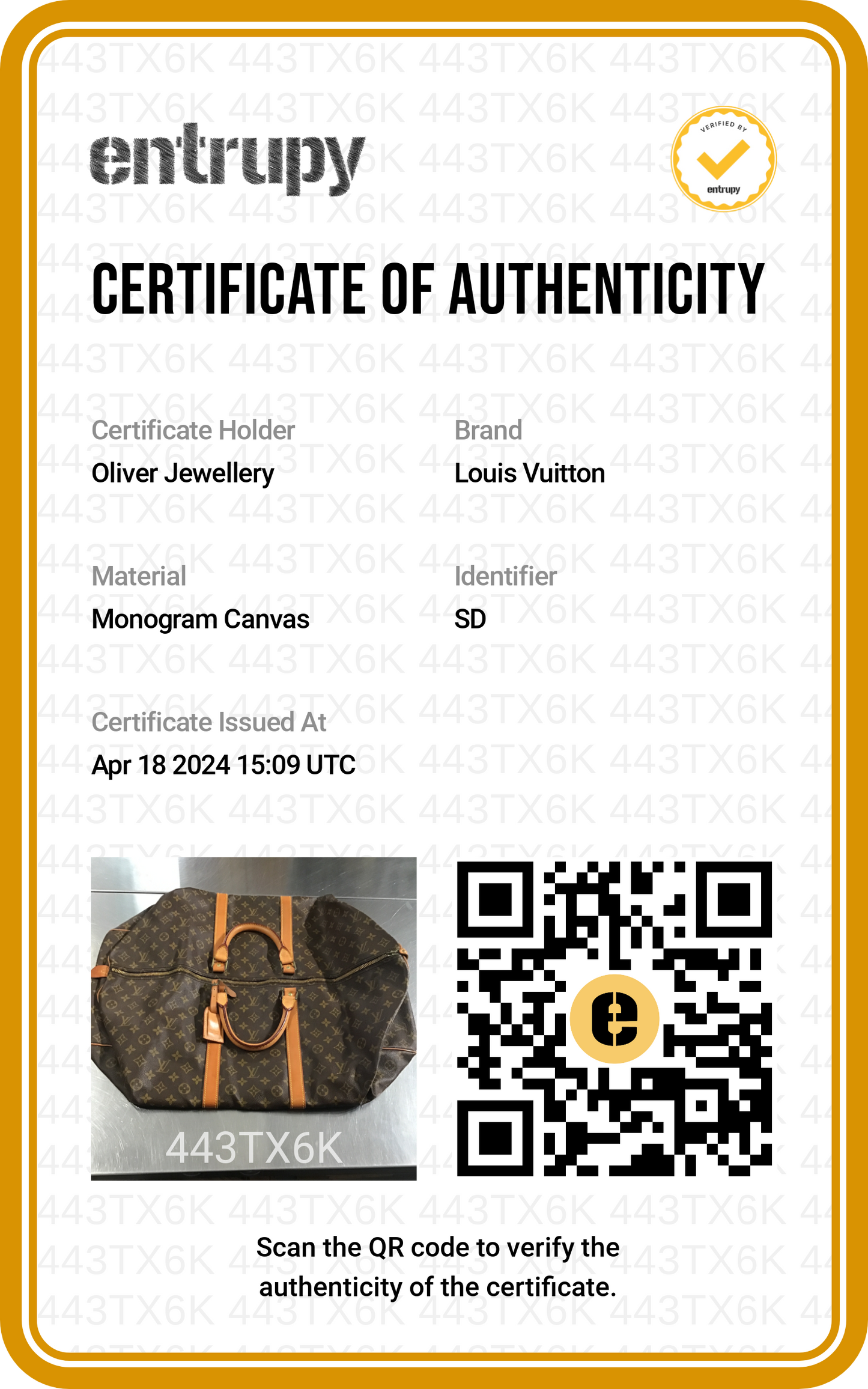 Louis Vuitton Vintage Monogram Keepall 60