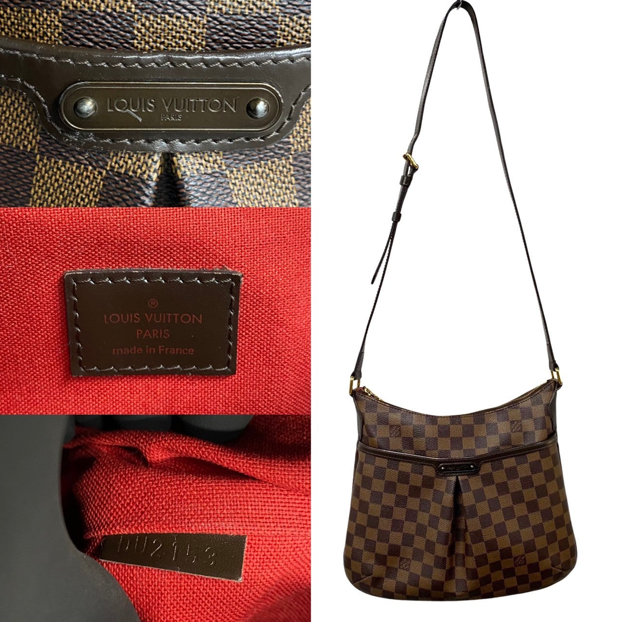 LOUIS VUITTON Shoulder Bag N42251 Leather, PVC Brown Damier Bloomsbury PM Women(Unisex)