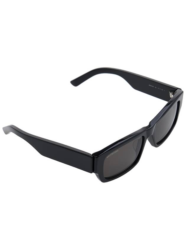 Luxury Balenciaga Trending 2025 Acetate Rectangular Frame Sunglasses Black