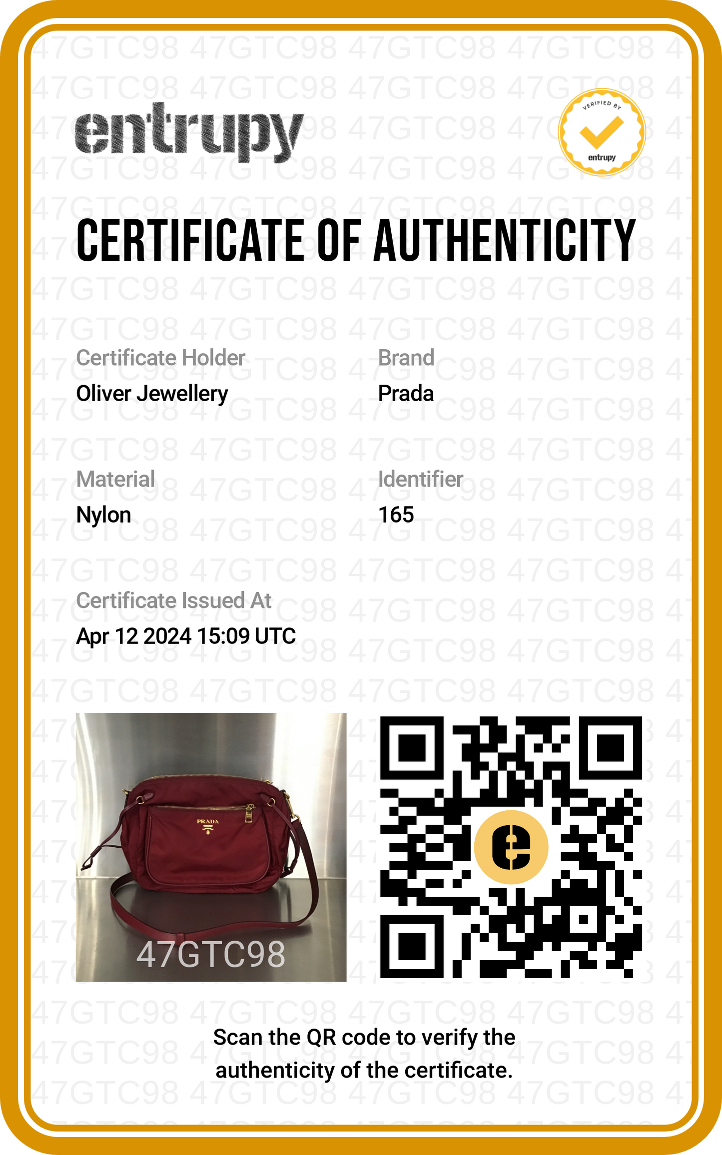 Prada Burgundy Saffiano-Trimmed Tessuto Nylon Crossbody Bag