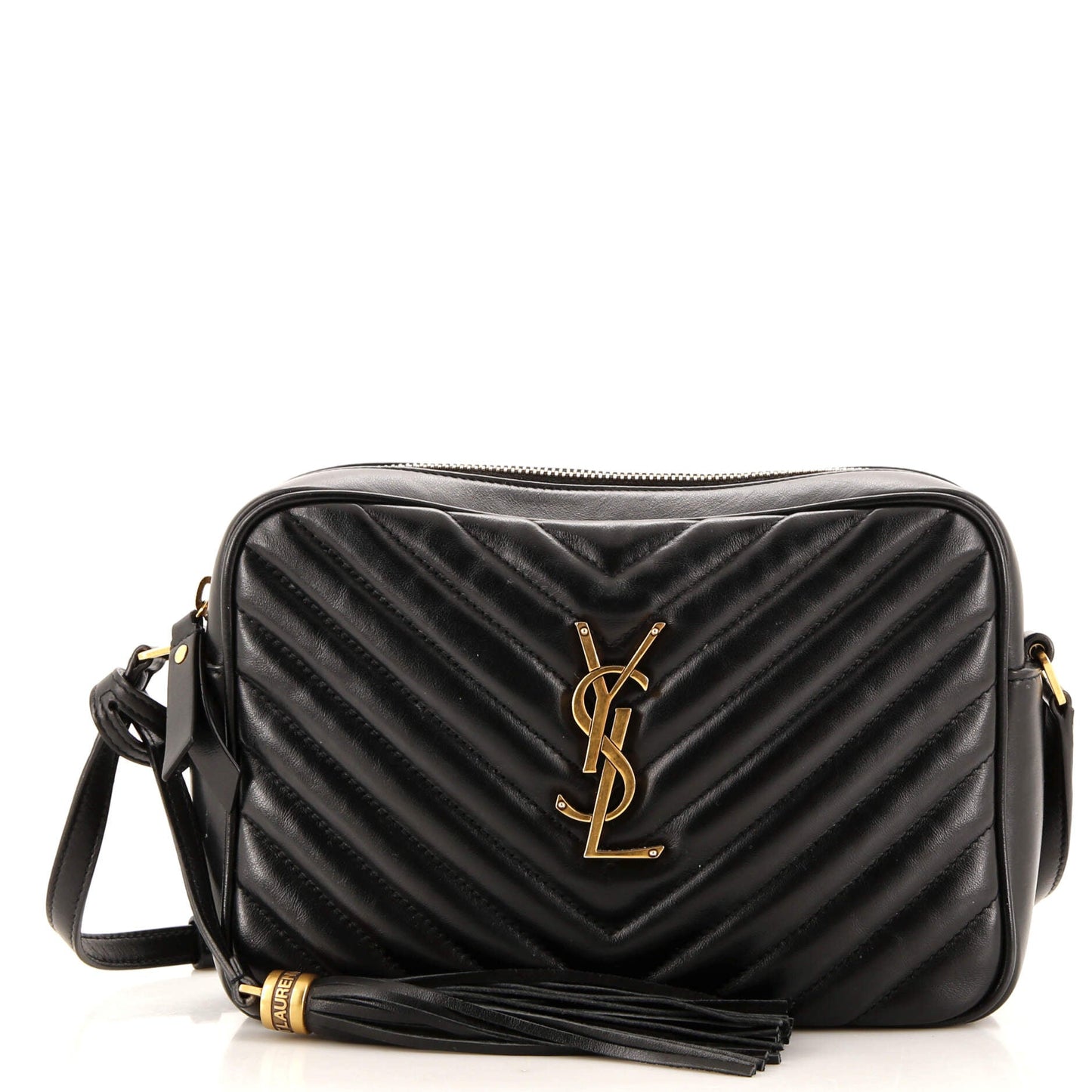 Luxury Saint Laurent Trending 2025 Lou Camera Bag Matelasse Chevron Leather Small