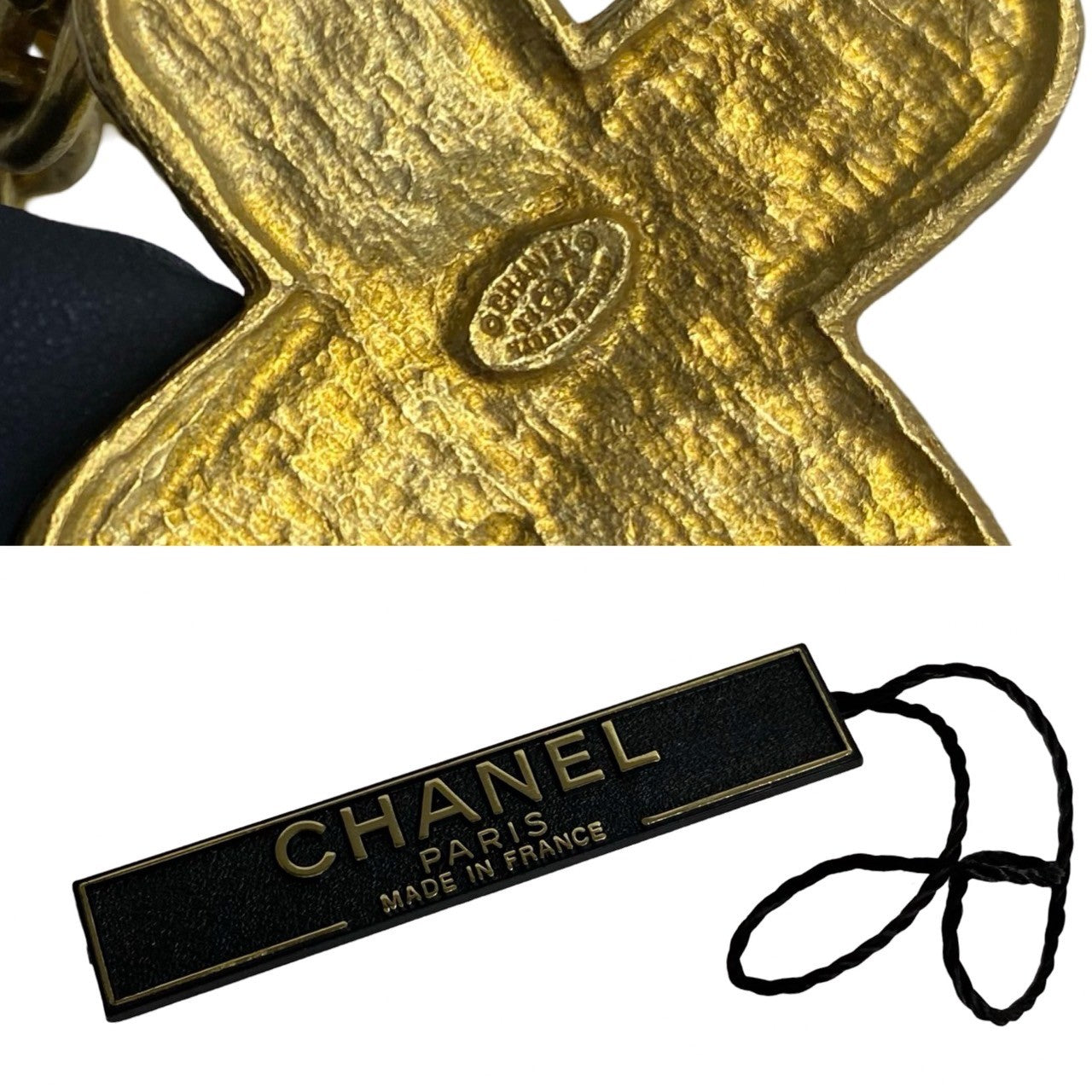 CHANEL Necklace Gold Plated gold Women