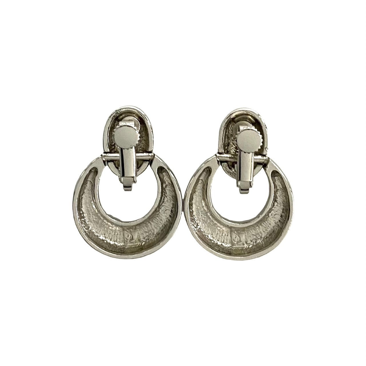 YVES SAINT LAURENT Earring Alloy, Silver Plated Silver Women