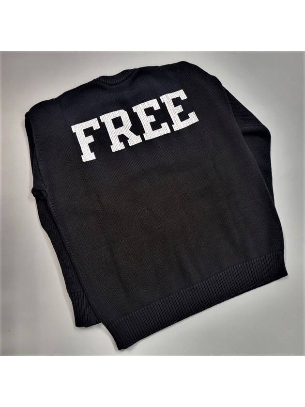 Luxury Balenciaga Trending 2025 Men's Back Logo V-Neck Knit Top Black