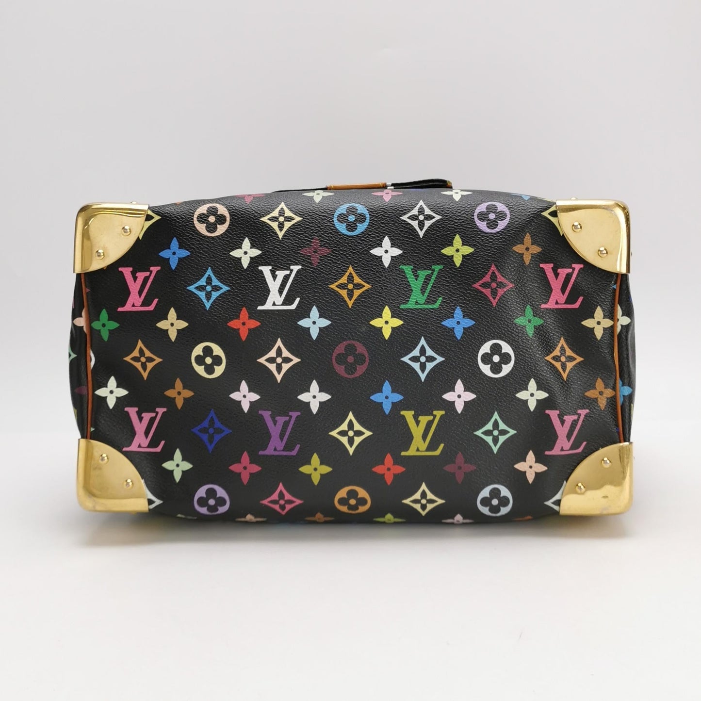 Louis Vuitton x Takashi Murakami Speedy 30 Lock Black Multicolor