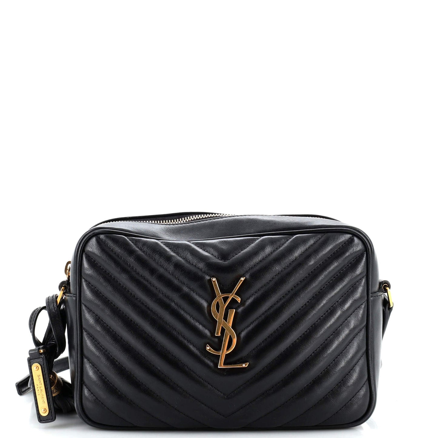 Luxury Saint Laurent Trending 2025 Lou Camera Bag Matelasse Chevron Leather Small