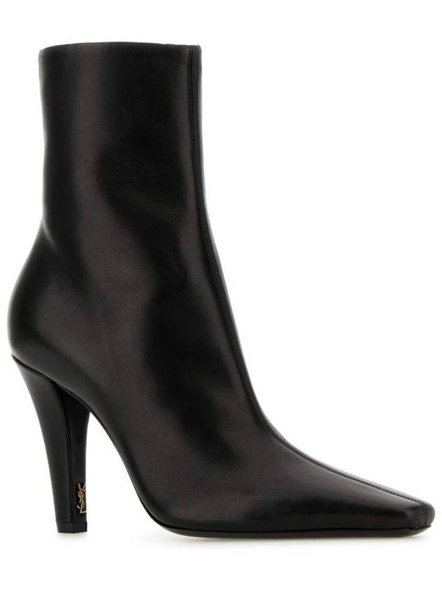 Luxury Saint Laurent Trending 2025 Jill Leather Ankle Boots Black