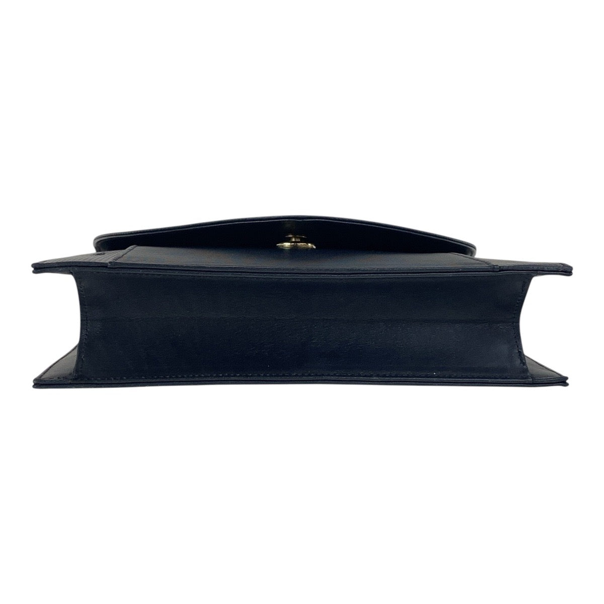 Yves Saint Laurent Shoulder Bag leather Black SilverMetal Shoulder Bag Shoulder Bag Logo embossed Women