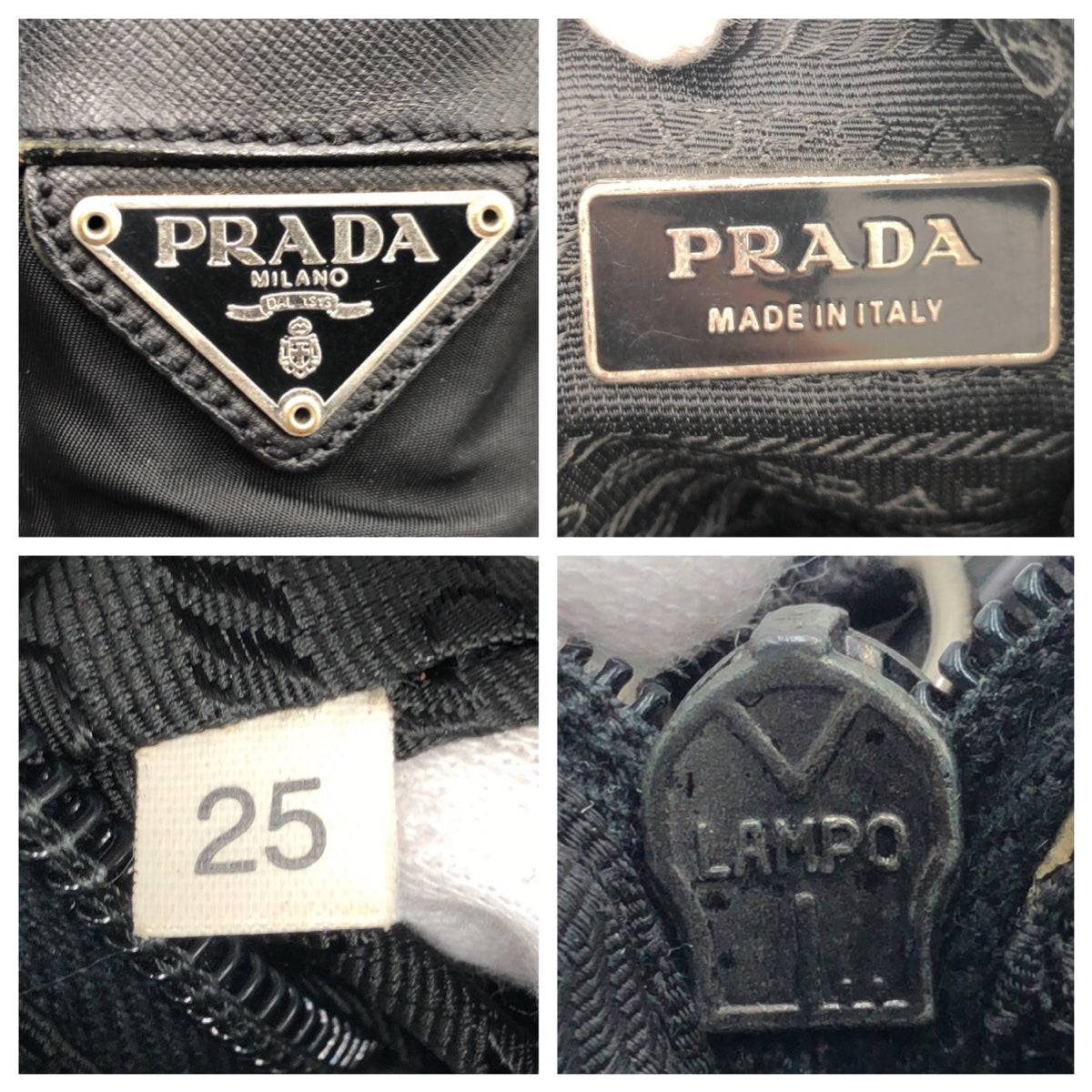 PRADA Shoulder Bag Nylon Black black Shoulder bag Messenger bag Test Triangular logo mens