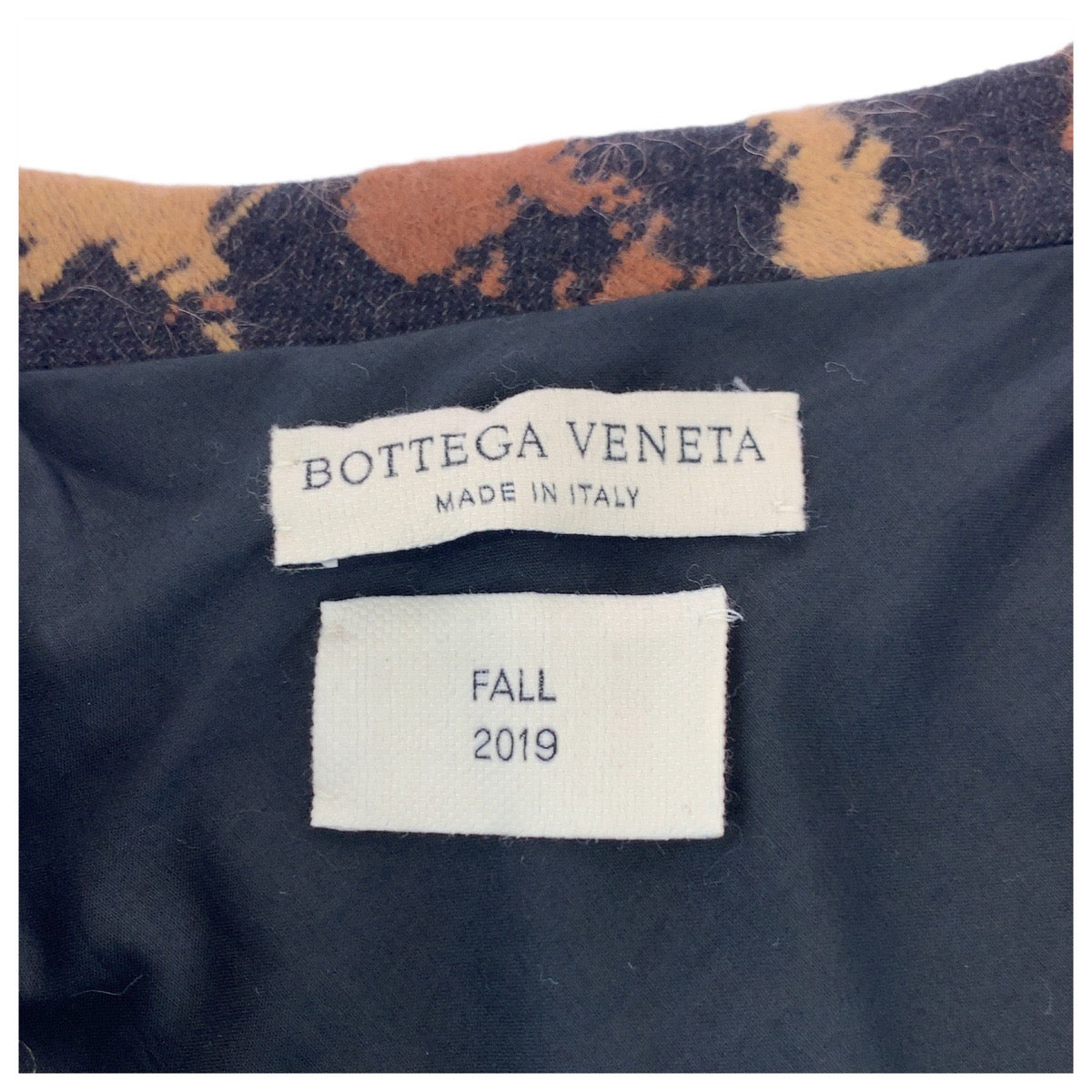 BOTTEGAVENETA tailored jacket Nylon Brown Leopard 38
