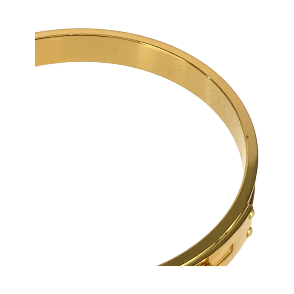 HERMES Bangle plating Gold Bordeaux Kelly bangle H motif