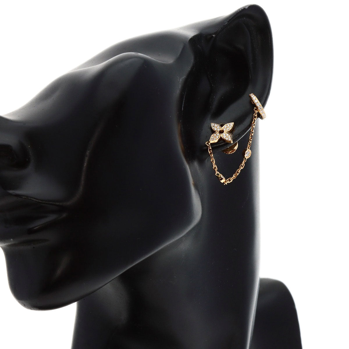 LOUIS VUITTON Pierce 18K Pink Gold gold Ear cuff Ideal Blossom Diamond (single ear)