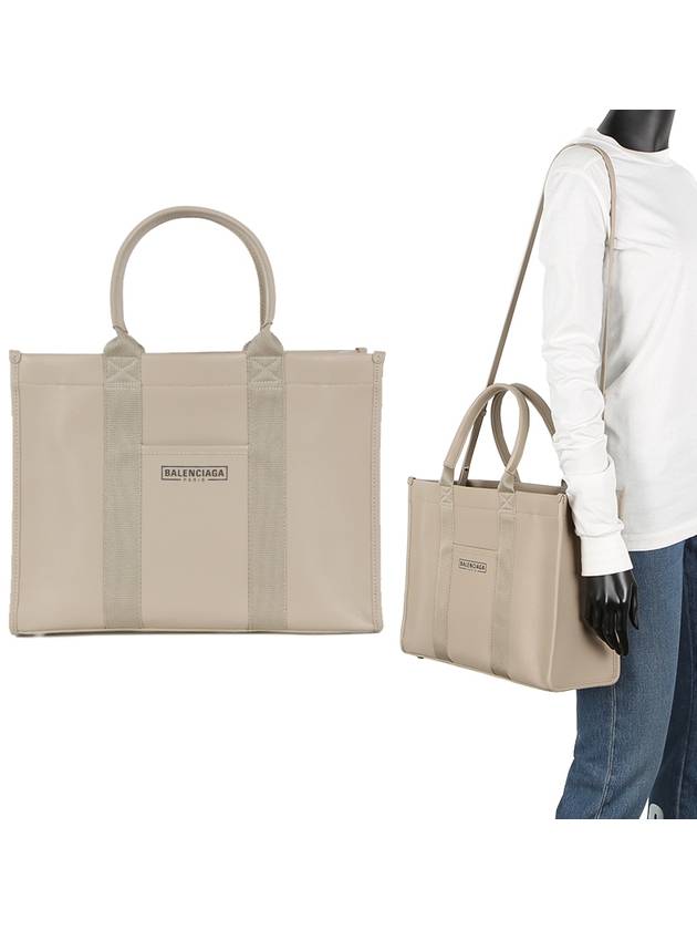 Luxury Balenciaga Trending 2025 Hardware Medium Grain Calfskin Tote Bag Beige