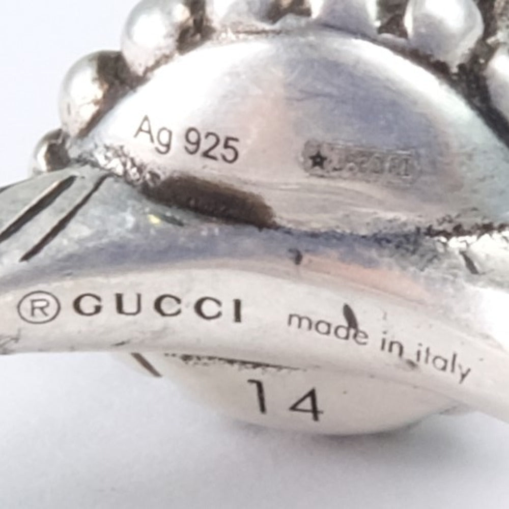 GUCCI Ring Silver Silver ANGER FOREST unisex(Unisex) 14
