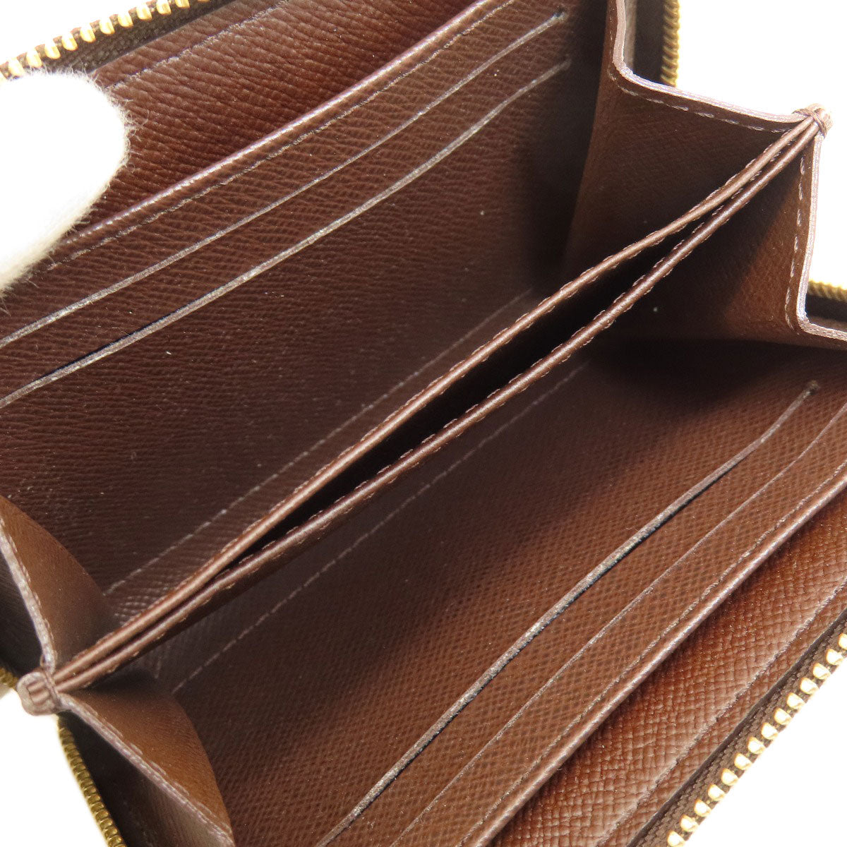 LOUIS VUITTON Coin case N63070 Damier canvas Brown Zippy Coin Purse Damier Ebene Women