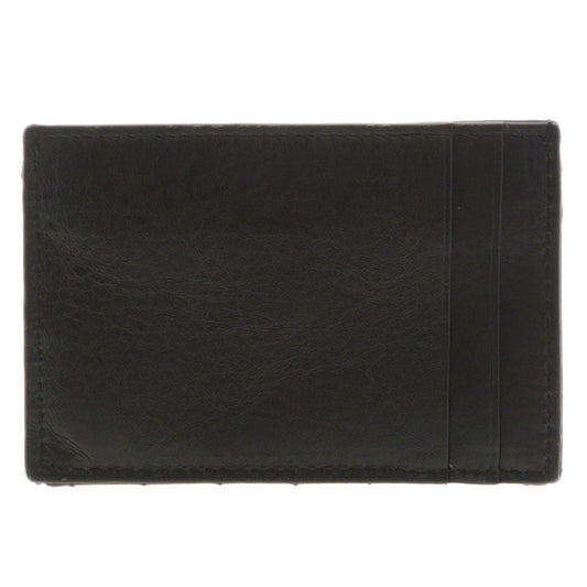 SAINT LAURENT Coin case Calfskin black Logo motif Women