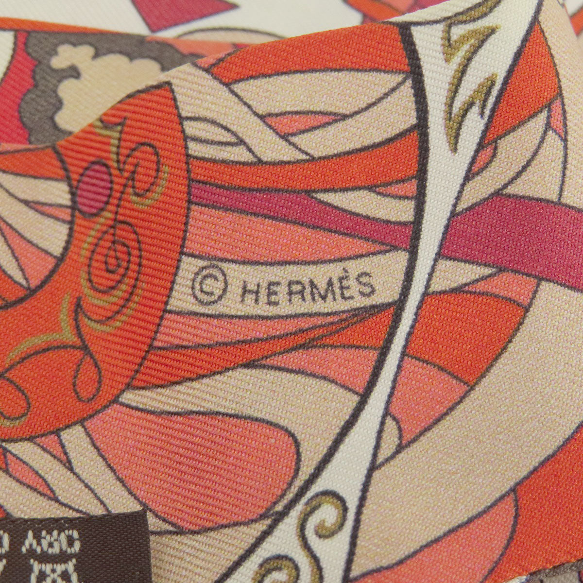HERMES scarf silk Red Twilly Women
