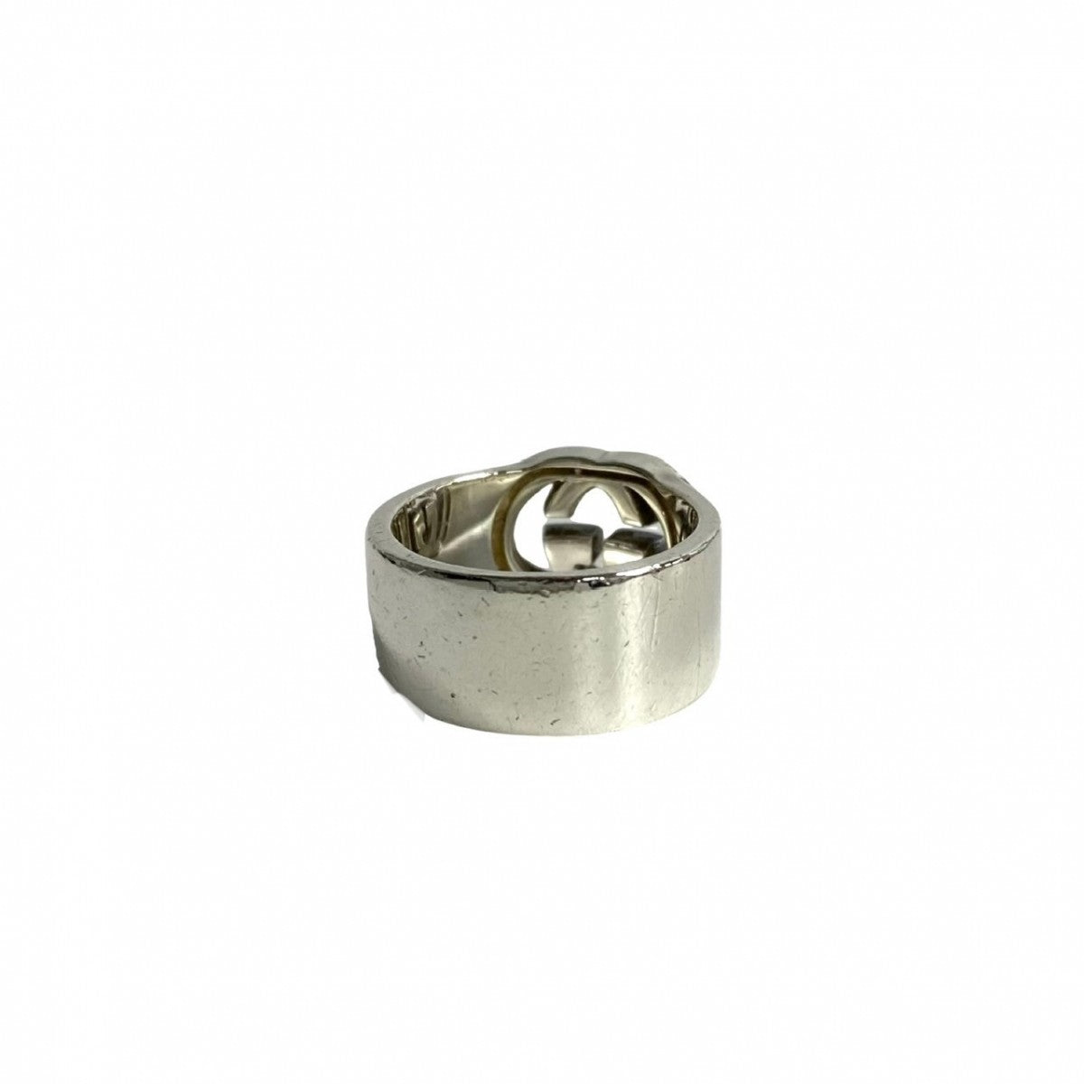 GUCCI Ring Silver925 Silver Interlocking G mens(Unisex) 18